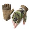 High Quality Lightweight Motorcycle Gloves Winter Daily Use Tactical Protection Half Finger Mittens Breathable Non-Slip Pull-On