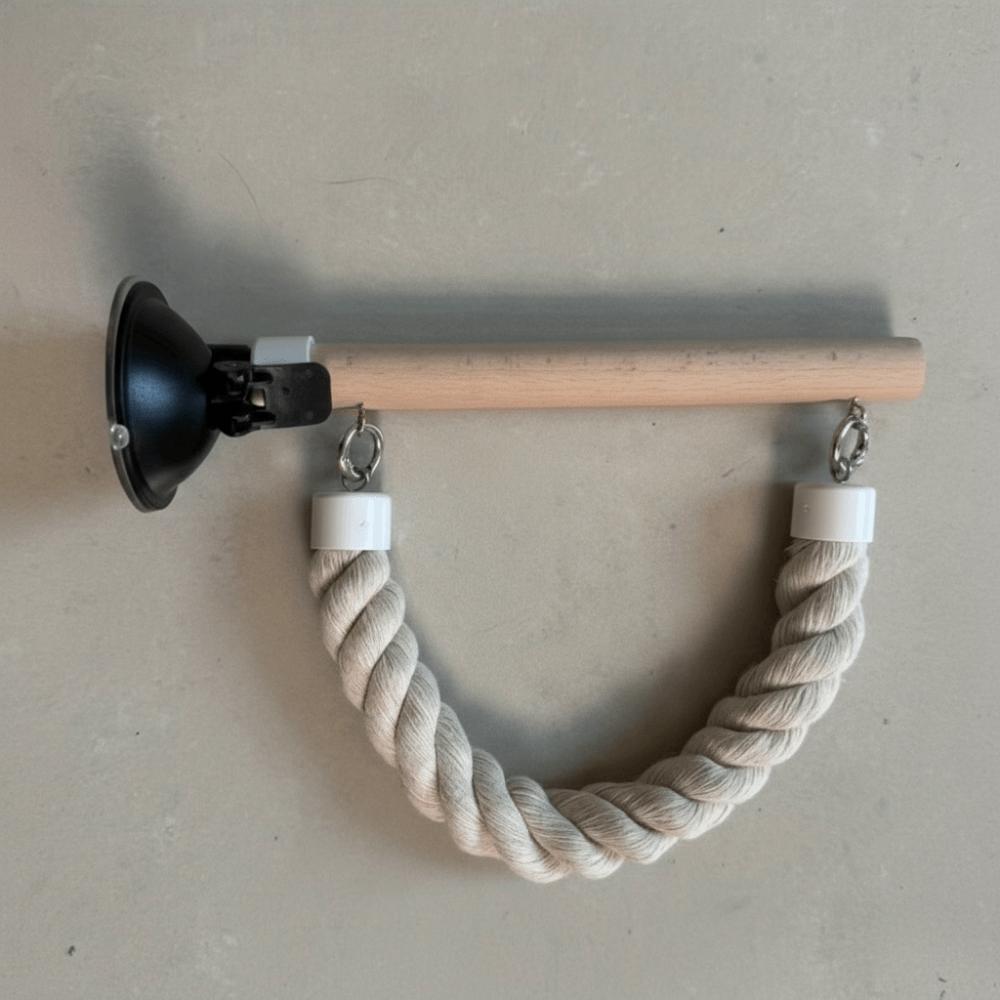 

Non-slip Bird Swing Toy Bite Resistant Bird Ladder Bridge Parrot Climbing Perch Easy To Install Style A