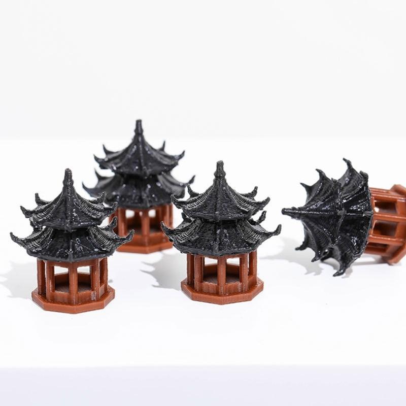 Traditional Chinese Building Assembly Set Architectural Models DIY Educational Cultural Display Craft