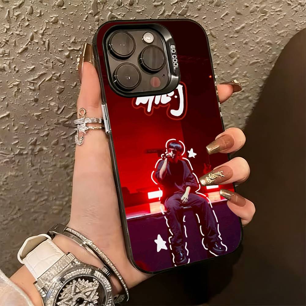 

M-Milo J 111 Rapper Singer Phone Case For iPhone 17,16,15,14,13,12,11 Plus,Pro Max,XS,Colored Silver Plated Inside Cover iPhone13PRO
