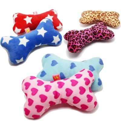 Osso Giocattolo per Cani Animali Domestici Resistente ai Morsi Peluche Cucciolo Giocattolo Squittente Suono Squittente Giocattolo Divertente Per Cani Giocattoli Masticabili Molari Accessori per Cani