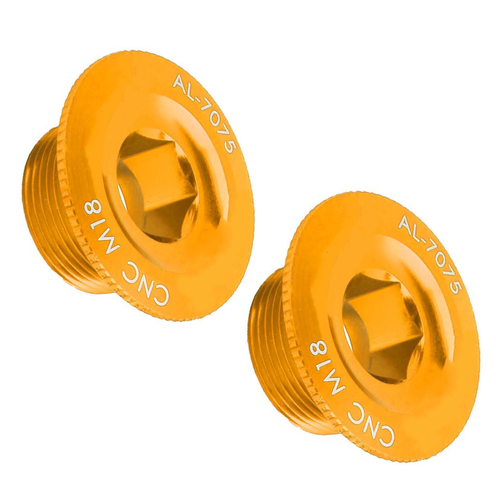 2pcs Crank Cover Screw Dustproof Waterproof Aluminum Alloy Parts for Prowheel Hollow Integrated Crankset
