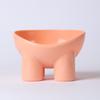 Macaron Elephant Leg Slanted Cat Bowl - Anti-Tip Pet Food Dish