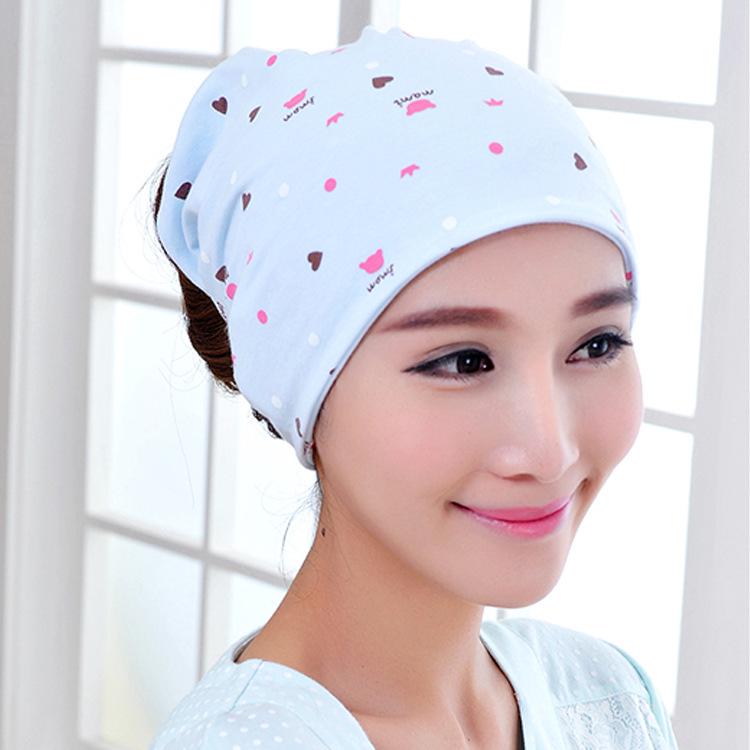 2019 Korean Style Windproof Maternity Beanie - Postpartum Hair Protection Hat