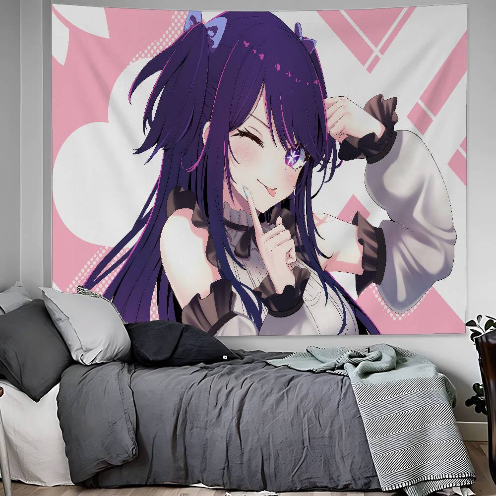 Kawaii Anime Oshi No Ko Hanging Bohemian Tapestry Bohemian Wall Tapestries Mandala Kawaii Room Decor