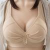 Women Push Up Full Coverage Bra Deep-v Wireless Lace Bra For Comfortable All-day Wear