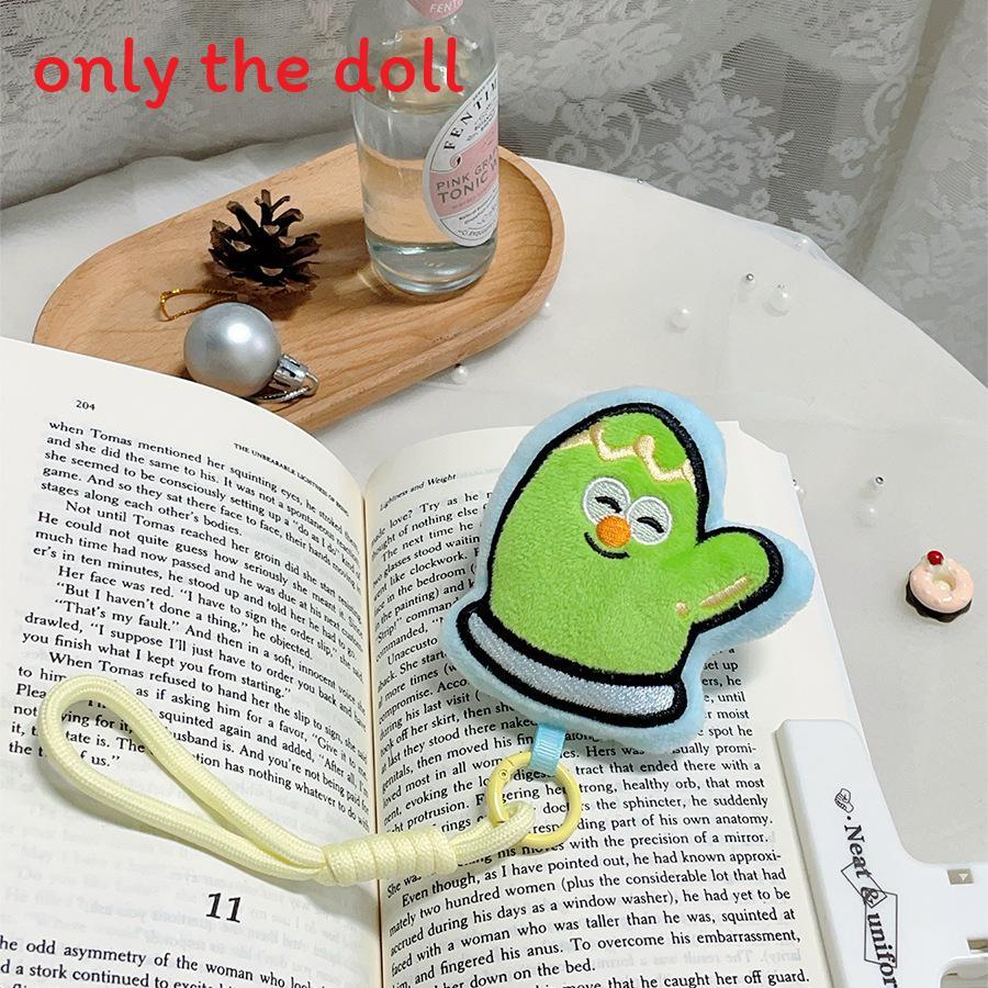 Weihnachts Plüsch Keks Charakter Handgemachter Schlüsselanhänger mit PP Baumwolle für Feiertagsgeschenk Dekoration