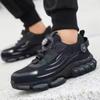Rotating Button Safety Shoes Men Anti-smash Anti-puncture Work Shoes Fashion Men Sport Shoes Security Protective Boots Men
