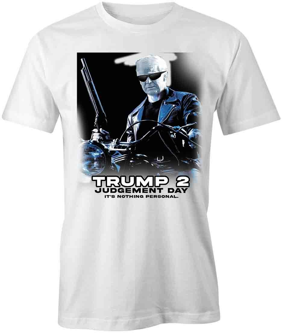 TRUMP 2 JUDGEMENT DAY TShirt Tee Short-Sleeved Cotton CLOTHING S1WCA636 XXXL