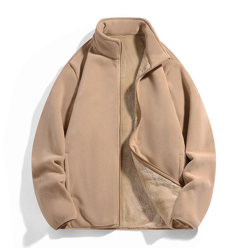 

Couple Style Fleece Jacket Men s Top Thickened Lamb Fur Coral Jacket XL дубильная кора