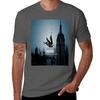 U2 Stay Fallen Angel Blue Tshirt Work Basic Short Sleeve Top Tshirt