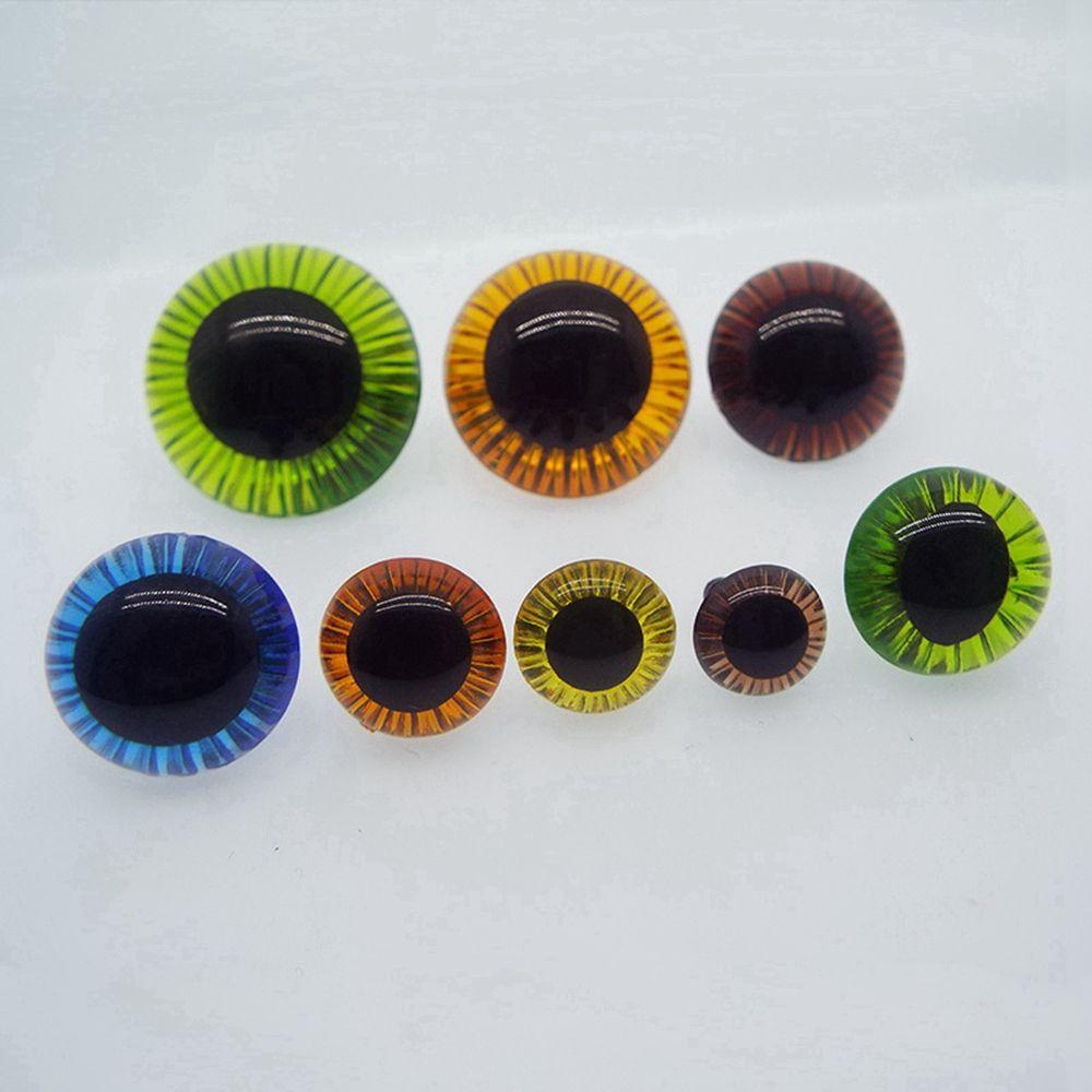 10pcs/5 Pairs Laser Sun For BJD Doll DIY Safety Animal Toy Eyeball Doll Making Crafts Plastic Eyes