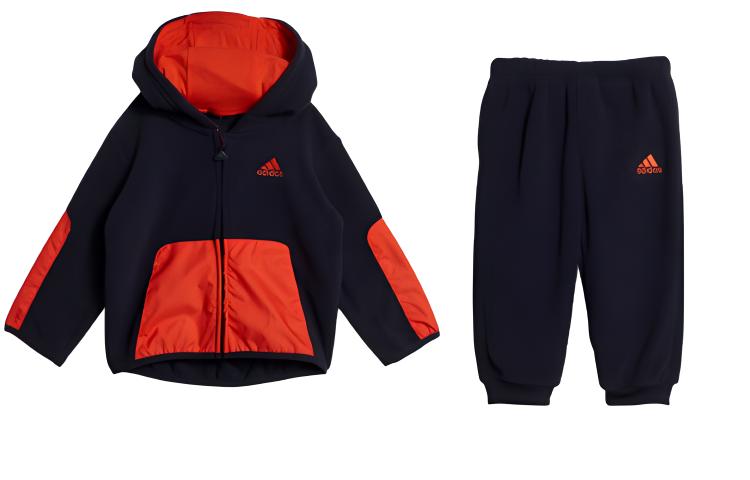 Adidas Originals Pre School Casual Sportswear Hooded Thickened And Fleece Lined HM8962
