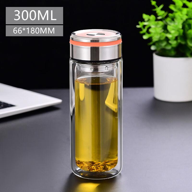 OLOEY Double Wall Glass Tea Cup