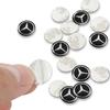 GLC GLB 14mm Auto Fernbedienung Schlüssel Aufkleber Aluminium Emblem Decal Für Mercedes Benz AMG Smart W205 C300 W203 W206 W108 W124 W126 W140 W