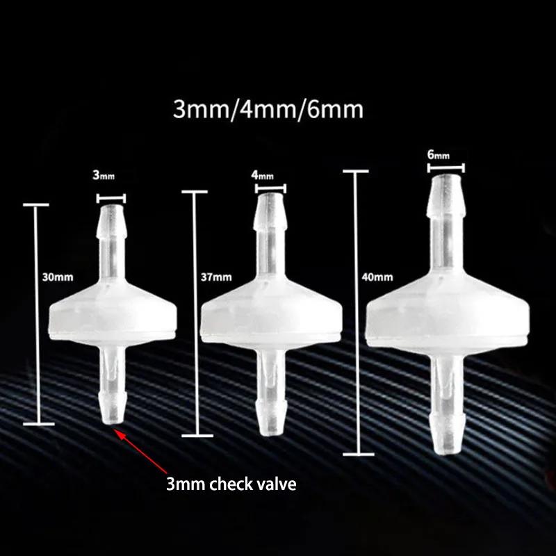5pcs Aquarium Air Pump Check Valve Fish Tank 5 Pc One Way Non-Return Check Valve Aquarium Co2 System Air Pump