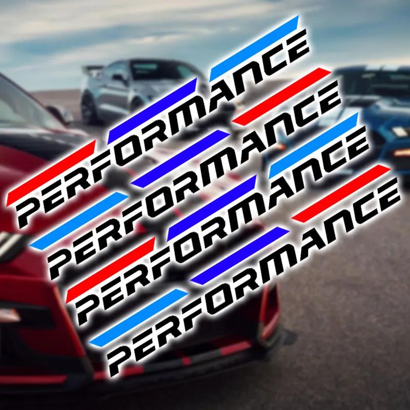 4pcs Car Door Handle Sticker Performance Auto Badge Body Decal for BMW M3 M5 M6 X1 X3 X5 E34 E39 E36 E60 E90 E46 F30 Car Goods