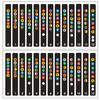 1/2/4pcs Guitar Scale Stickers Beginner-Friendly Note Labels Removable Scale Annotation Tool for Acoustic/Electric Guitar & Bass