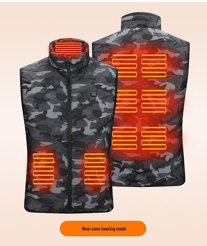 Intelligente USB-Ladeheizweste - Unisex Konstante Temperatur Freizeitkleidung