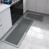 Japanese Style Kitchen Mat  Happy Cooking Kitchen Utensil Print Non Slip Waterproof Oilproof Kitchen Floor Rug Easy To Clean