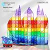 Multicolor Magnet Track Building Blocks for Kids: Educational Assembly Toys for Boys and Girls