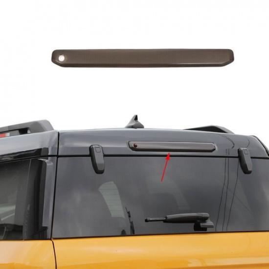 3rd Third High Brake Light Lamp Trim Cover For Ford Bronco Sport + Smoked