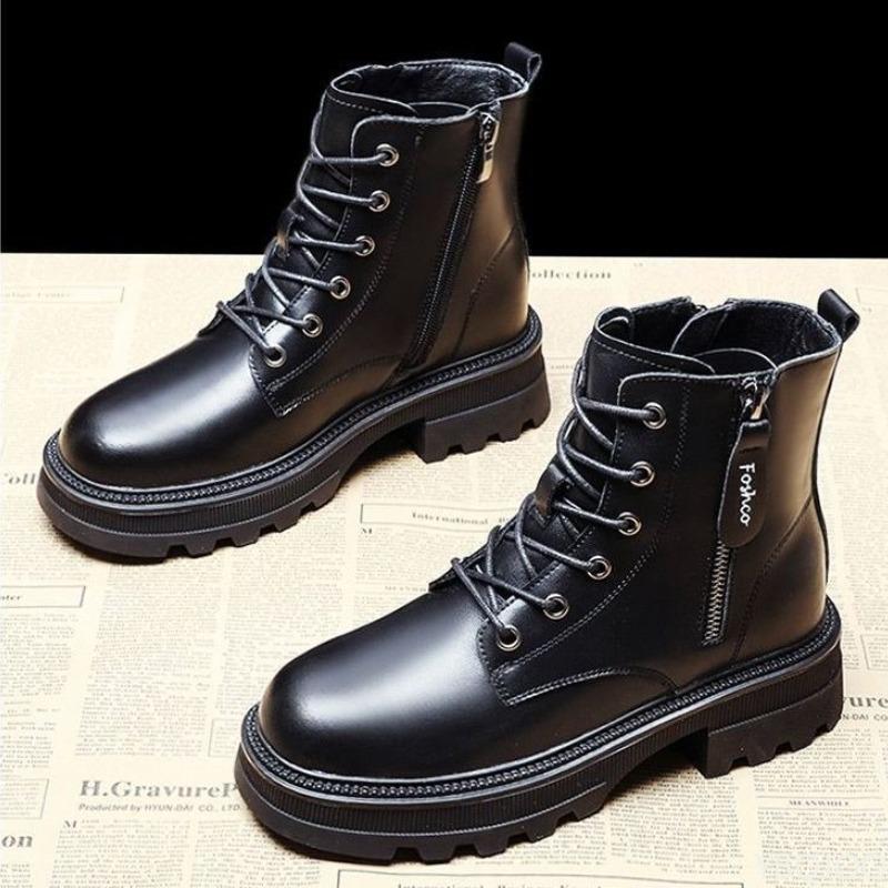 Fashion Plush Short Boots For Autumn Winter Versatile Comfortable Soft Sole Large Size Simple Comfortable Warm Women'S Shoes