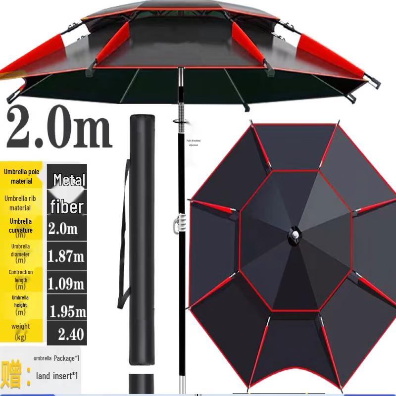 Wangfeng 12-Rib Universal Fishing Umbrella