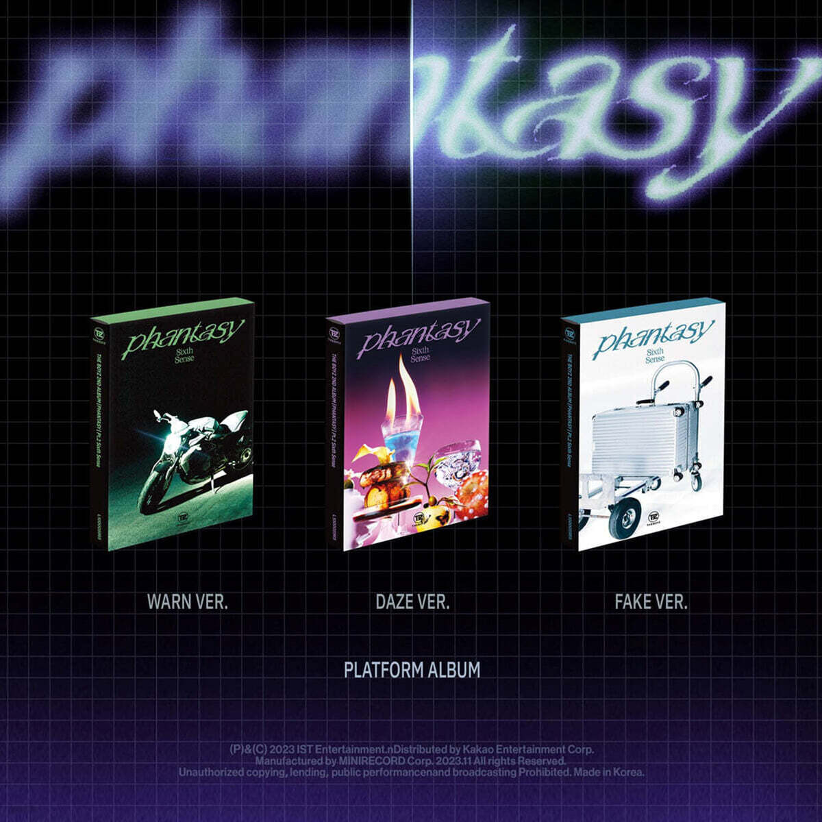 

THE BOYZ 2nd Album - [PHANTASY] Pt.2 Sixth Sense [Platform ver.] [1 out of 3 randomly sent]