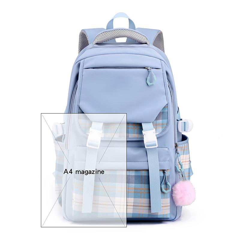 Diy Printed High School Students Large-Capacity Student Schoolbag Casual Backpack
