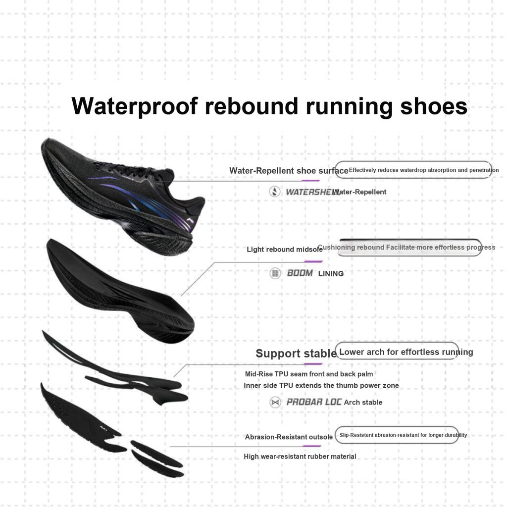 Li Ning Wu Shi 4.0 Protective Version Lightweight High Resilience Shock Absorption Non-Slip Wear-Resistant Breathable Low-Top Running Shoes ARSU061-3