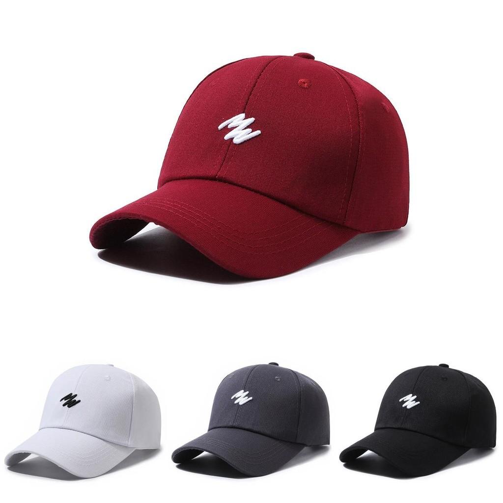Embroidered Baseball Letter Hat Fashion Solid Color Peaked Cap Protection Sun