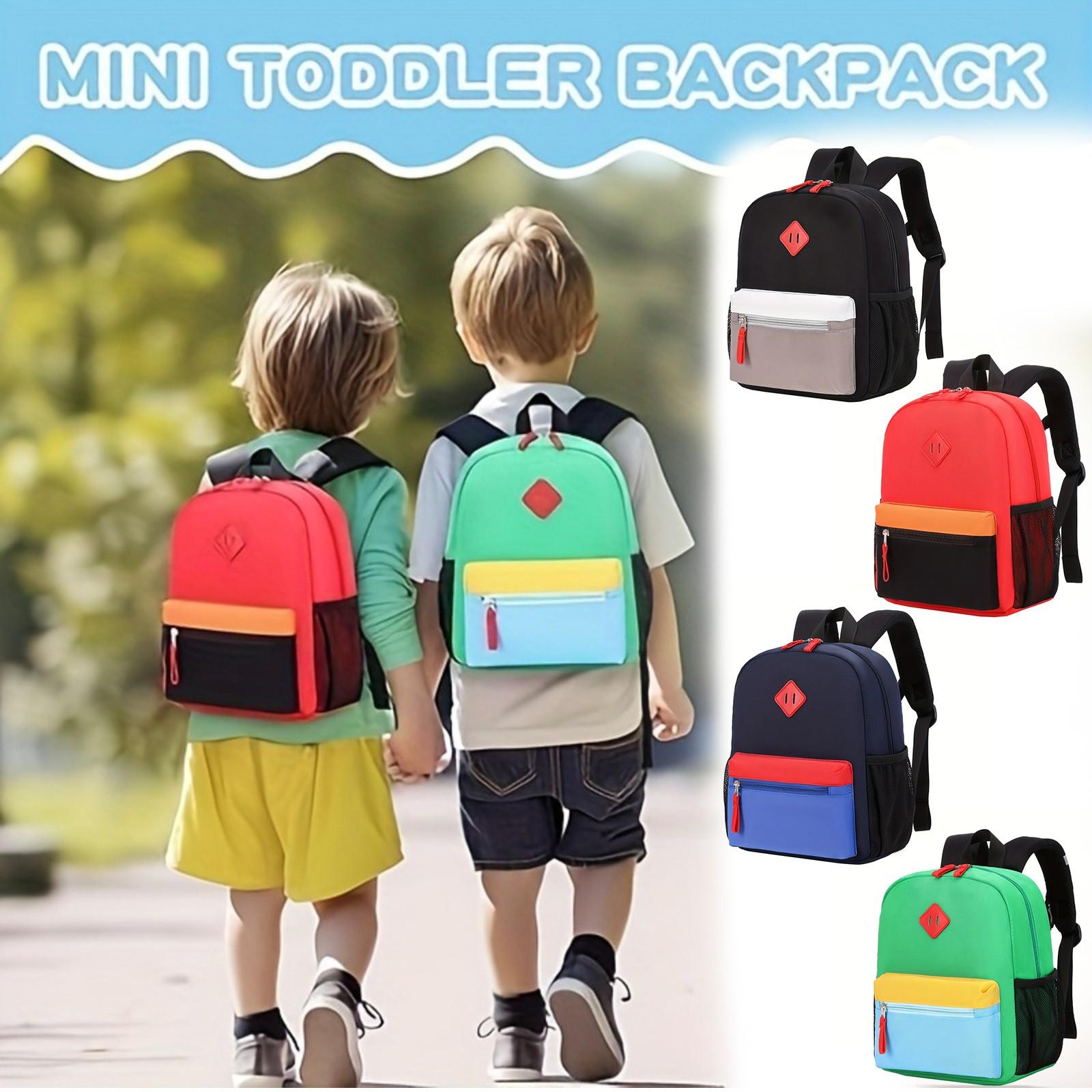 

Cute Cartoon Pattern School Bag Campus Style Large Capacity Backpack One Size чёрный