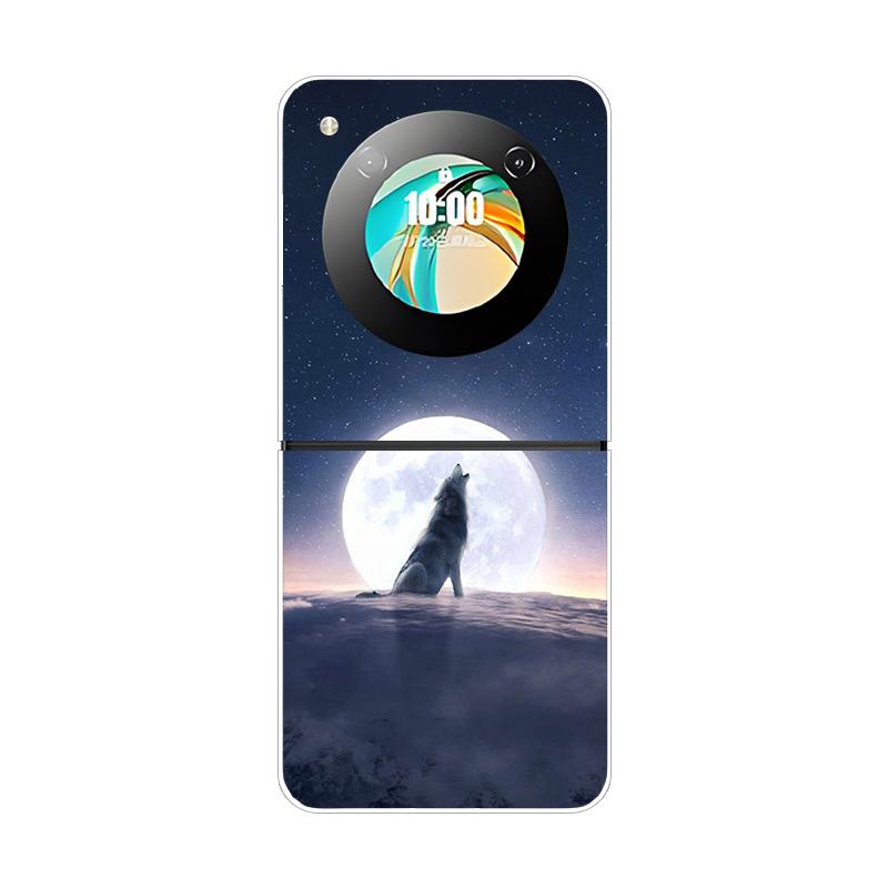 Pevný PC kryt pre ZTE Nubia Flip 2 Nárazuvzdorné puzdrá na telefón pre ZTE Libero Flip 2 5G Zadný priehľadný kryt Flip2 Coque Funda