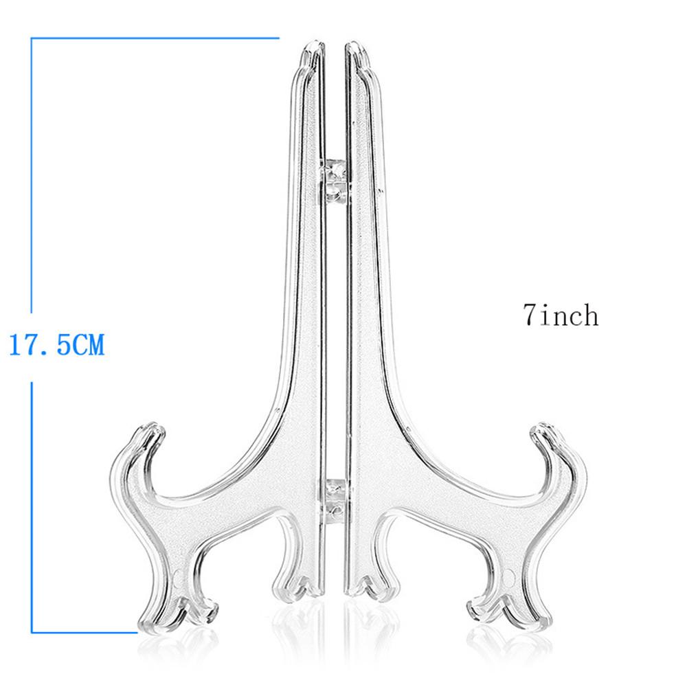 5Pcs/Set Plastic Picture Photo Frame Display Easel Display Stand Plate Holders 5Pcs/Set Plastic Picture Photo Frame Display Easel Display Stand Plate Holders