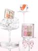 INTO U Eyeshadow Palette Glossy Glitter Pearl Tipsy Multi-Palette 4-Color (TP01 Peach)