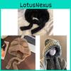 Cute Bear Knit Hat With Earmuffs For Winter Warmth And Wind Protection