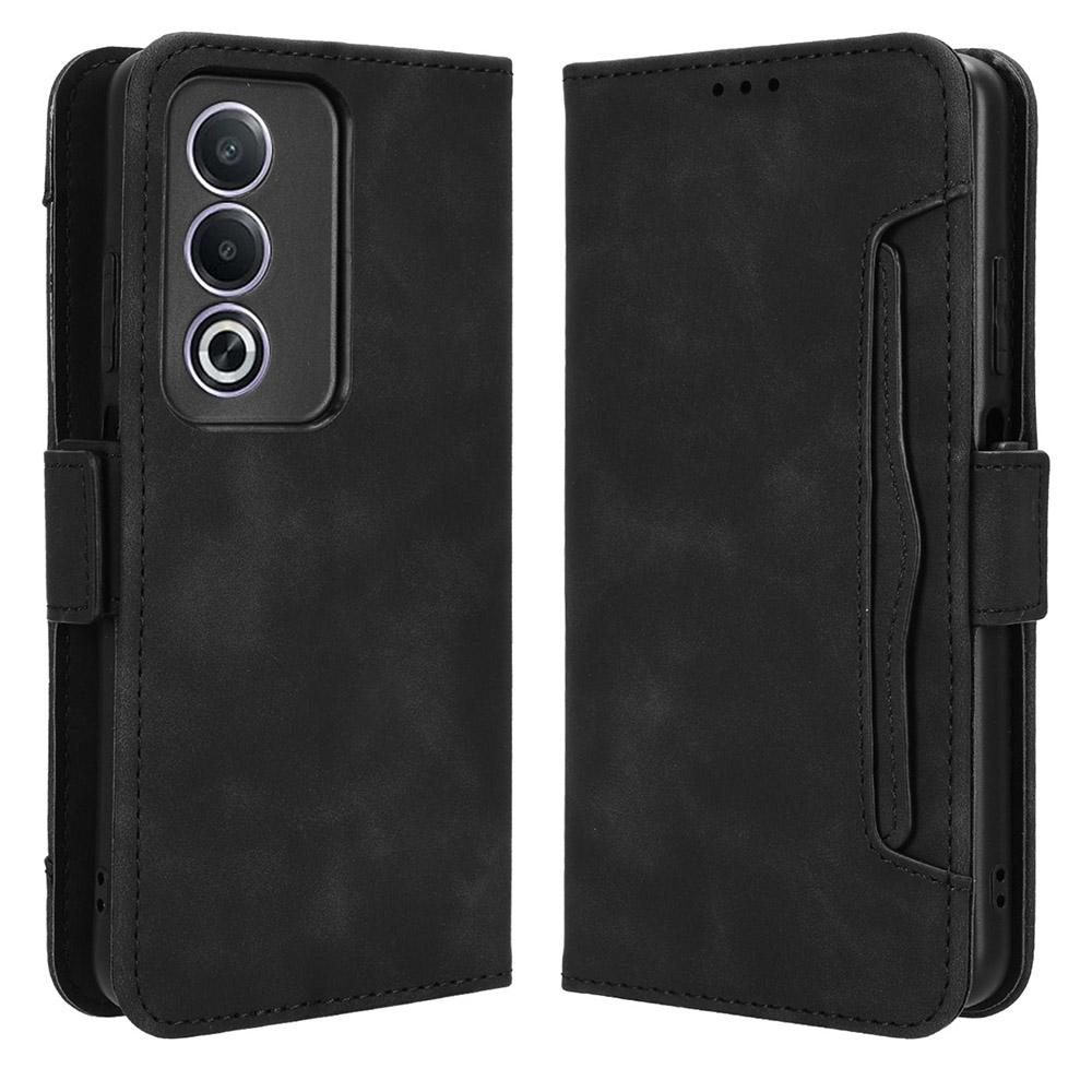 For Oppo A80 5G/A3 Pro (Global) 5G/K12x 5G (India)/A3x 5G (China) Case Multiple Card Slots Leather Stand Phone Cover