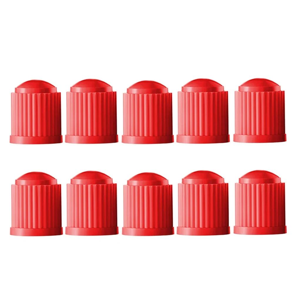 

Universal 10Pcs Car O Seal Ring Tire Valve Cap 10mm Car Tire Valve Stems Cap Plastic for Bicycle Bike Motorcycle Accessories red 10pcs