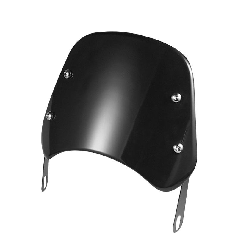 Motorcycle Universal Black Windshield Wind Deflector Windscreen Fairing чёрный