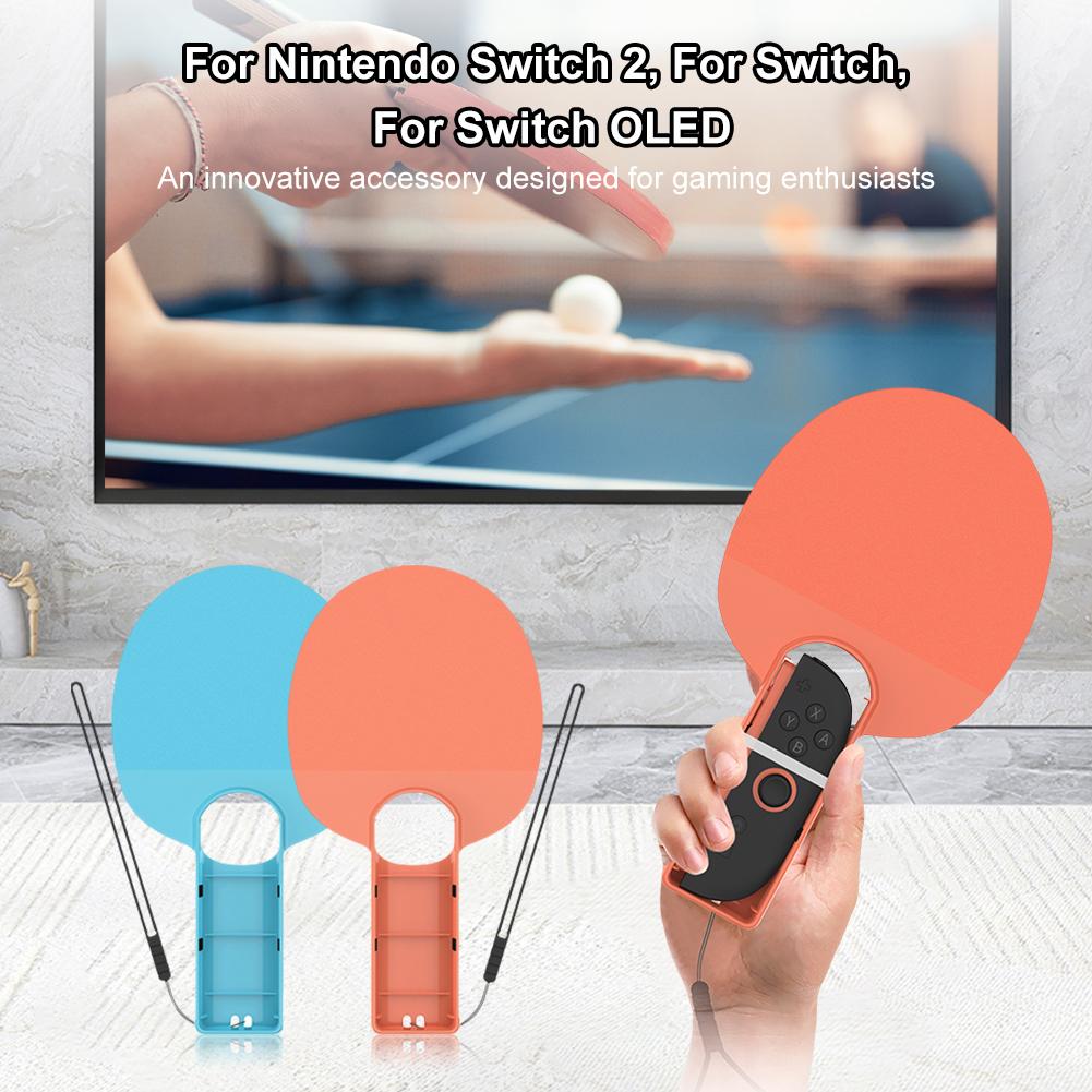 1-5 Set Tennis Games Racket for Nintendo Switch2 Sports Accessories Table Tennis Paddle Attachment Grip for Switch/OLED