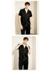 Men's Summer Silk Pajamas Set - 19 Momme Heavyweight Mulberry Silk, Short Sleeve Homewear