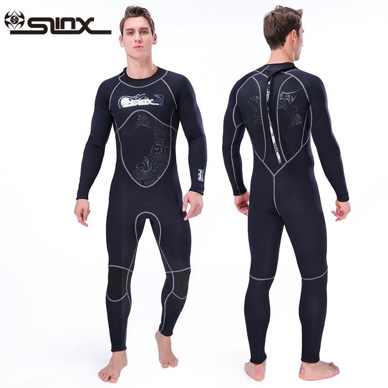 Men's 3mm SLINX Serex Super Elastic Warm Fleece-Lined Dive & Surf Wetsuit