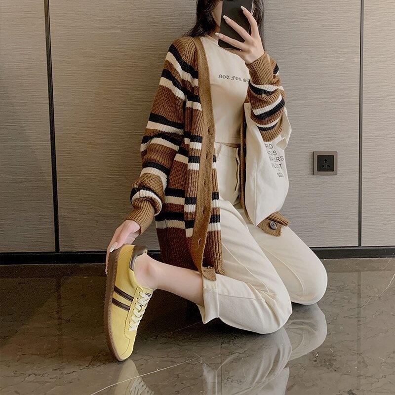 Retro leather German training shoes for women 2025 spring new versatile flat-soled Forrest Gump shoes casual sports low-top board shoes for women