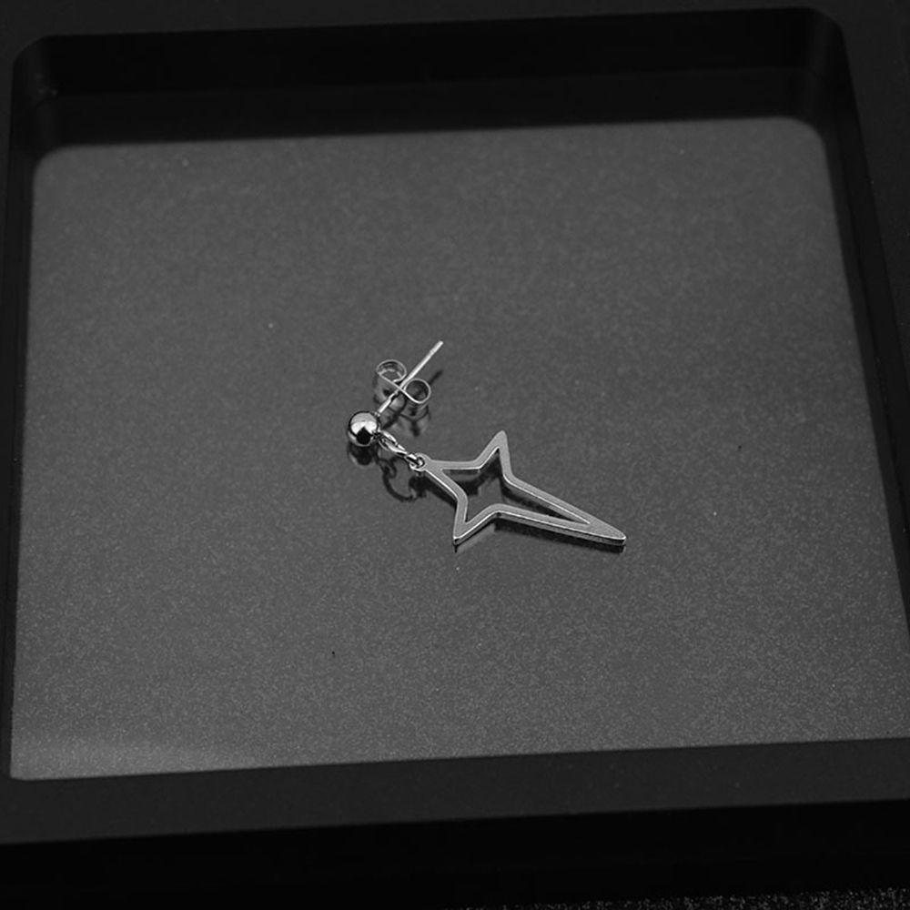Stud Earring Male Korean Style Ear Cuff Clip Earring Men Hoop Earring Cross Star Dangle Earring