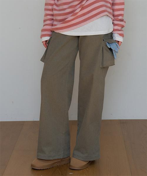 Diaeni Indear Button Cargo Pants