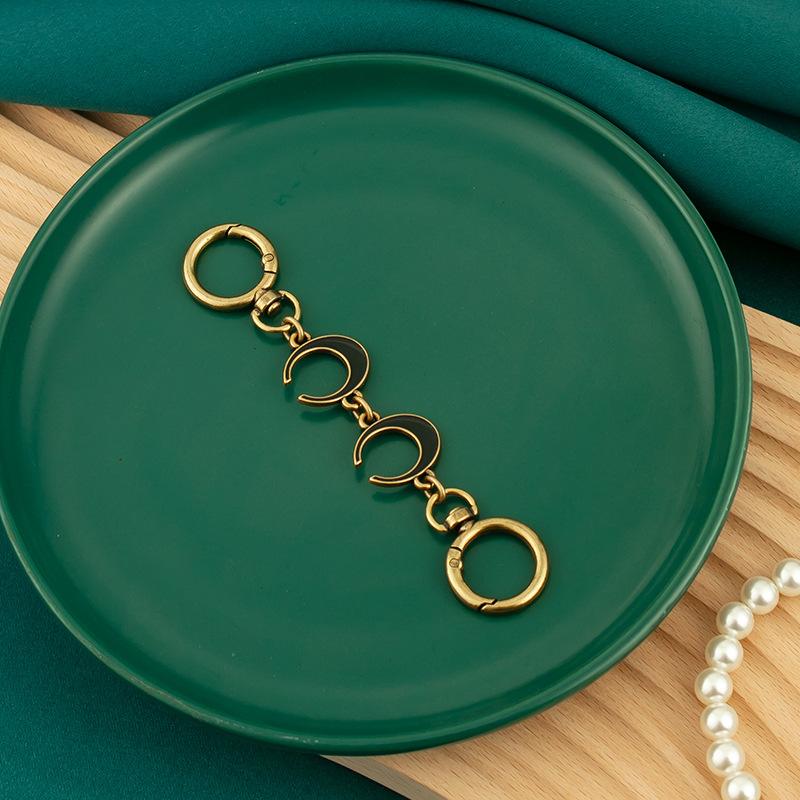 Bag Extension Chain Pearl Metal Accessories Love Buckle With One Shoulder Mahjong Armpit China-Chic Style