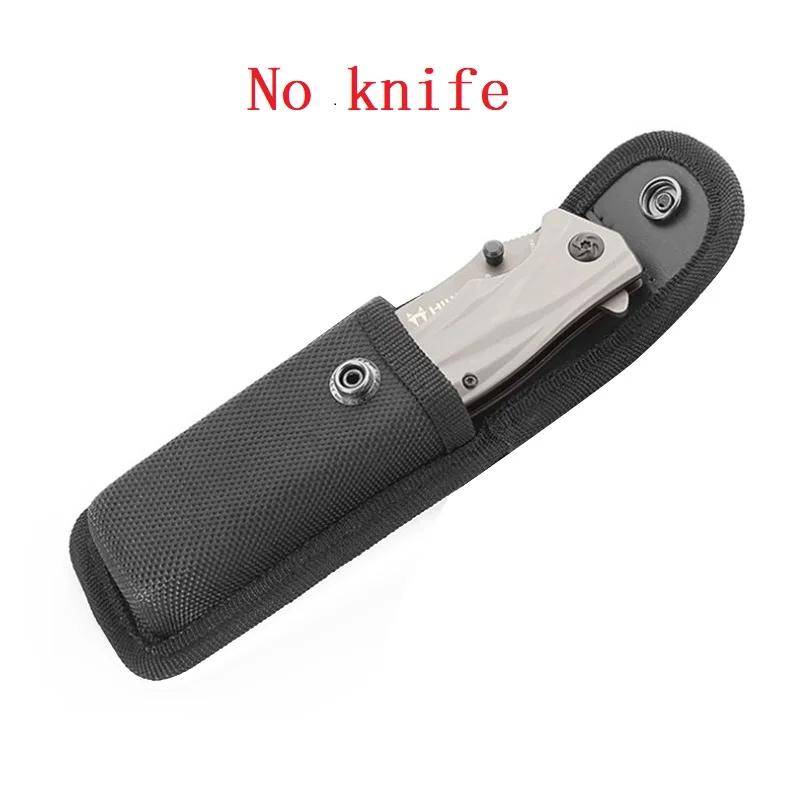 1 Pieza Funda de Nylon Navaja Plegable Herramienta Linterna Presilla para Cinturón Estuche Portador Funda de Cuero Funda Estuche Bolsa Bolsillo Caza Campamento Exterior