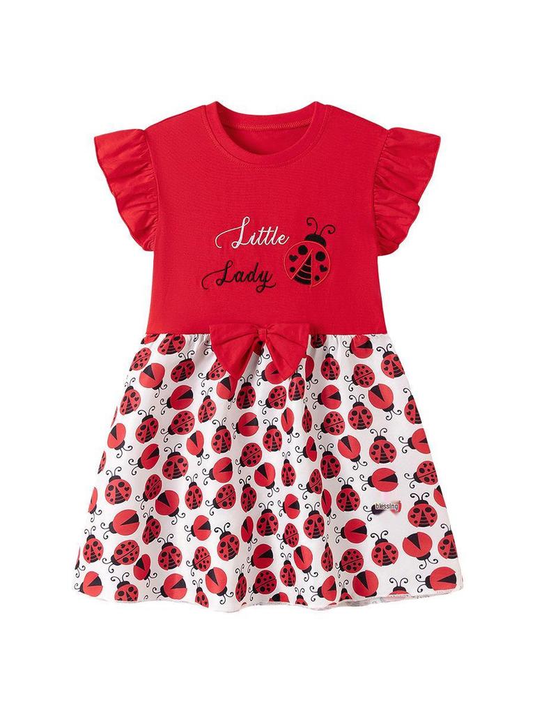 Little Maven Sommer Europäischer & Amerikanischer Stil Niedliches Babykleid