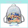 Mermaid With Glitter Small Tail Childrens Backpack Adjustable Shoulder Straps